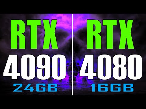 RTX 4080 @16GB vs RTX 4090 @24GB || PC GAMES TEST ||