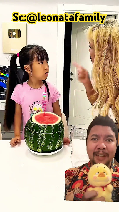 Ketahuan UMPETIN permen didalam semangka!!!?? #comedy #feedshorts