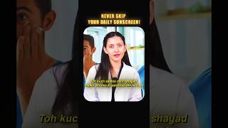 Never skip your daily sunscreen... #drhealthtips #drsarin #skincare #trendingshorts #shorts #viral
