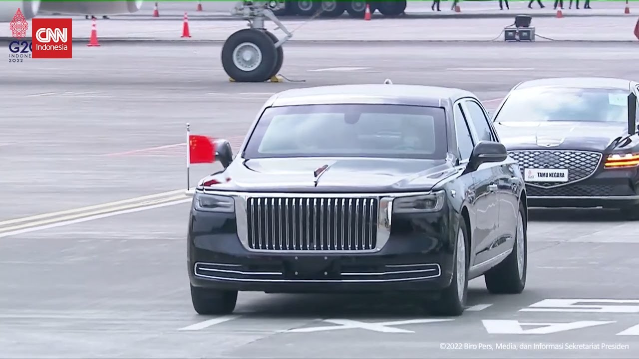 Momen Presiden Jinping Bawa Mobil Kepresidenan ke Bali