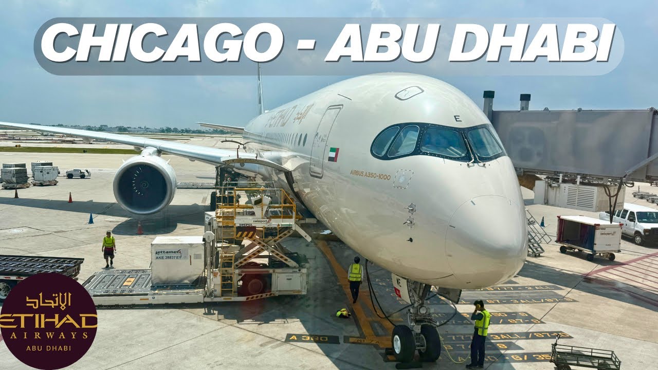 TRIP REPORT | ETIHAD AIRWAYS A350-1000 | ETIHAD ECONOMY CLASS A350-1000 | Chicago to Abu Dhabi 