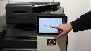 Papercut: How to copy documents with a Konica Minolta Device