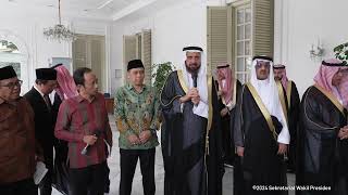 Wapres Menerima Menteri Urusan Haji Arab Saudi dan Keterangan Pers