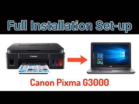 How to Install Canon Printer G3000