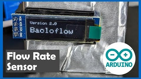 BACLOFLOW - Capacitance based flow rate sensor built using #arduino