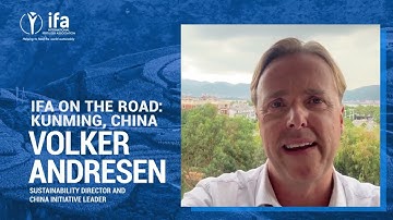 IFA on the road Volker Andresen in Kunming, China 2025