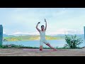 Yoga in Skirt Challenge, Morning stretching exercises