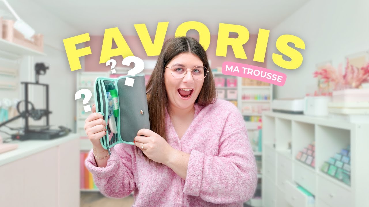 FAVORIS : Qu'est ce qu'il y a dans ma trousse de matériel de scrapbooking ?