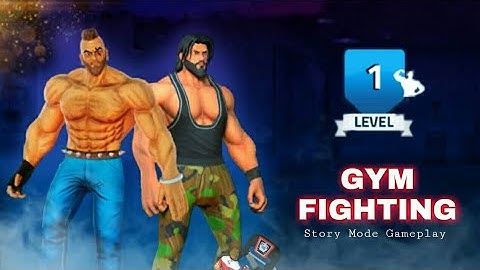 Bodybuilder GYM Fighting Game | Lv - 1 Gameplay video 2023 | BGFG Gameplay