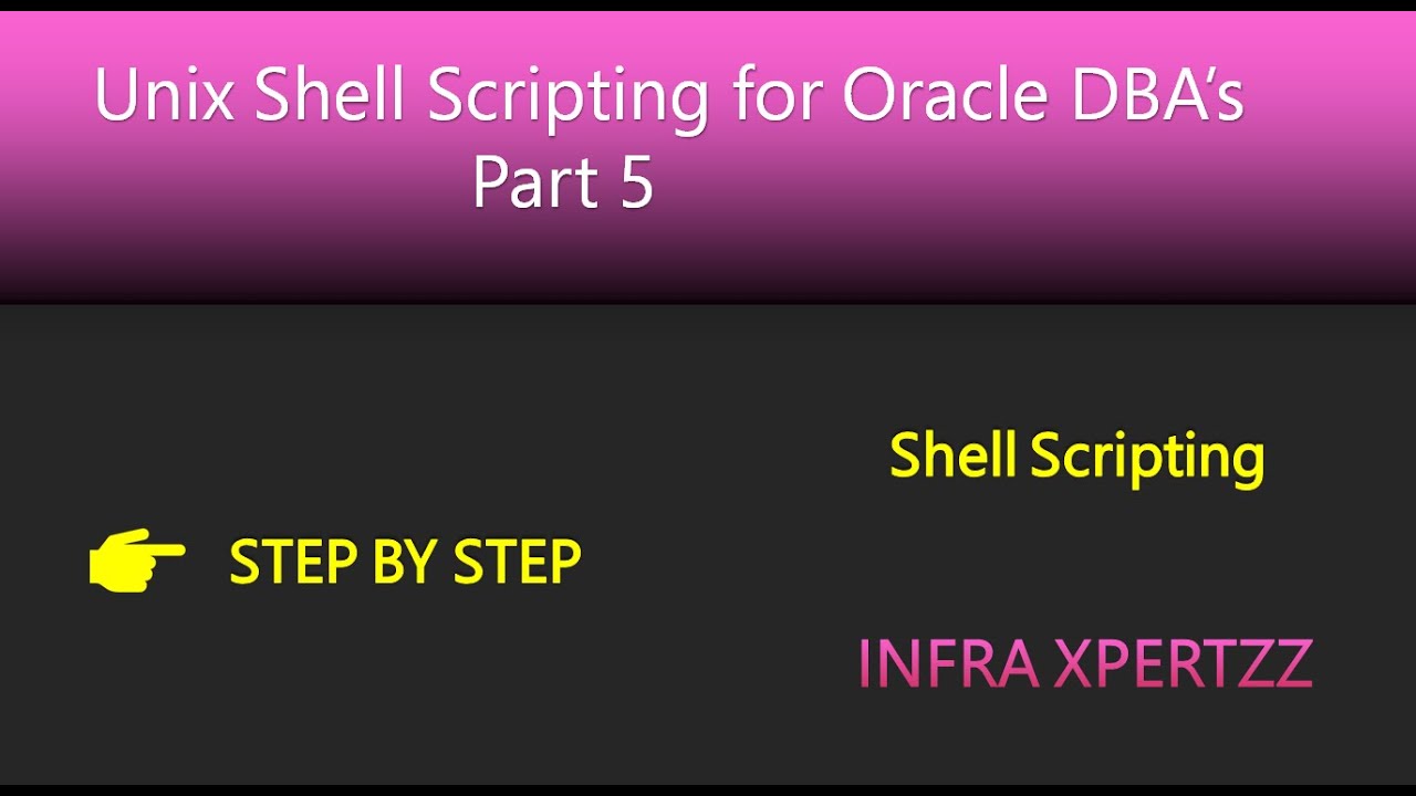 Shell scripting tutorial for Beginners - Part 5 - YouTube