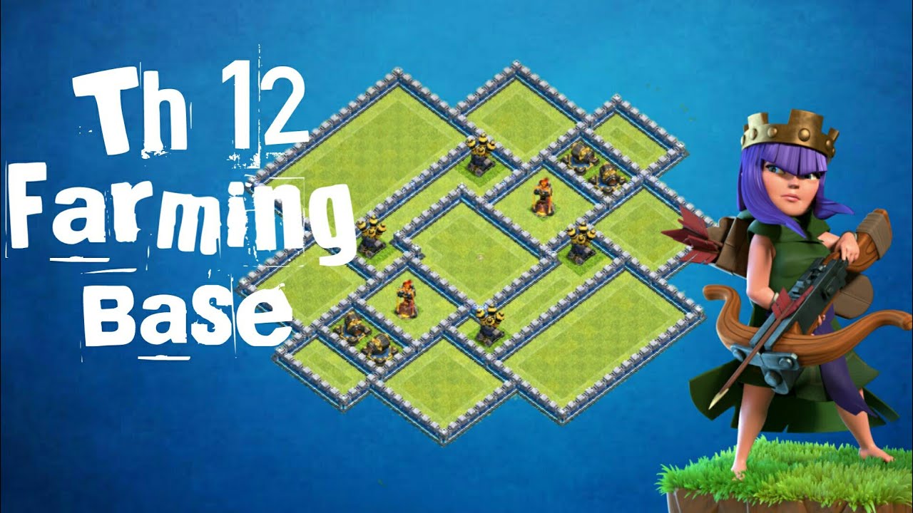 Th 12 Farming Base | Th 12 Farming Base With Link | Th 12 Farming Base Layout | Clash Of Clan