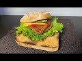 Hamburguesa 🍔 de berenjena 🍆 #hamburguesavegetariana #vegetarian #food