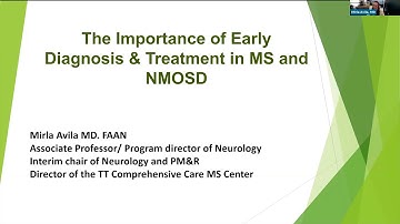 Mirla Avila, MD: HHM Sep 2025: The Importance of Early Diagnosis & Treatment in MS and NMOSD