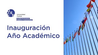 inauguración del año académico de la Facultad de Economía, Gobierno y Comunicaciones