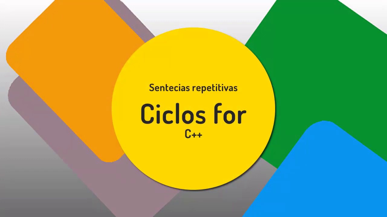 Bucles / Ciclos for en C++ - YouTube