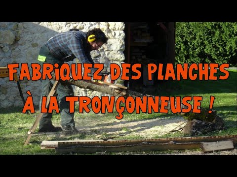 Vidéo: Bricolage Bois : Comment Fabriquer Un Bois Profilé Maison à Partir De Planches Avec Une Tronçonneuse à La Maison ? Comment Dissoudre Une Bûche ?