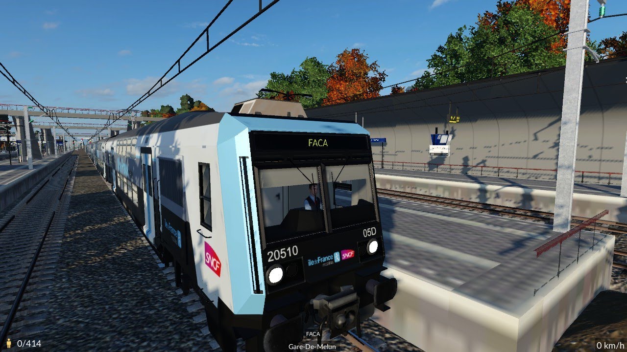 RER D Mission FACA de Melun à Goussainville en Livrée IDFM