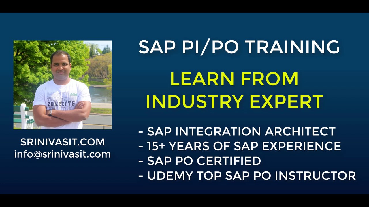 SAP PO TRAINING - SRINIVASIT.COM - YouTube