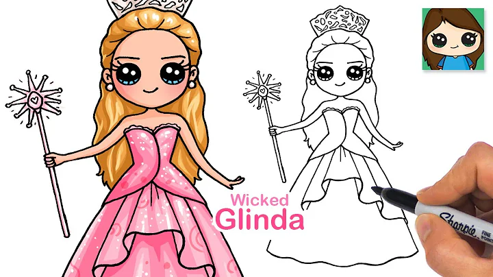 How to Draw Glinda the Good Witch | Ariana Grande | Wicked