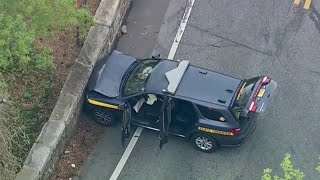 Crash involving Del. State Police vehicle causes road closures
