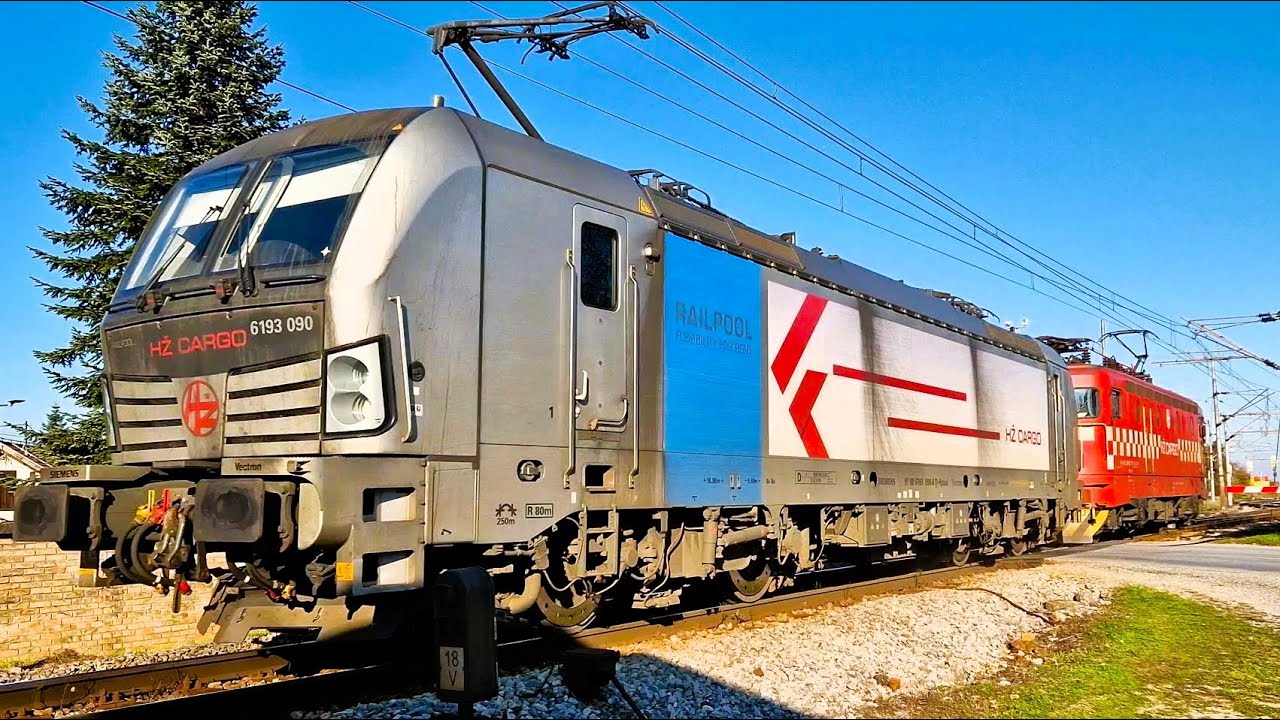 Rail traffic in Croatia, December, 2023. (Croatian Railways) HŽ vlakovi, Zagreb, Prosinac, 2023.