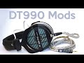 DT990 Detachable cable and other mods