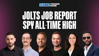 Live Stock Trading: JOLTS JOB REPORT - SpaceX & AMD Q2 Earnings | PLTR up 16% - AMD SPCX QQQ PLTR