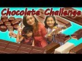 CHOCOLATE CHALLENGE | Blindfold Challenge | Cute Sisters