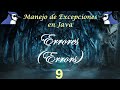 Ejercicio 9: Manejo de excepciones en Java, Clase Error y tipos de "Errores" ejemplo y explicación.