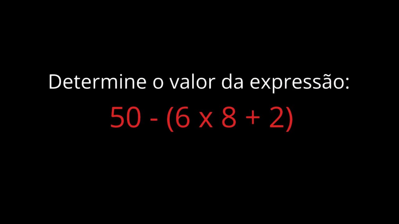 Determine O Valor Da Expressao - RETOEDU