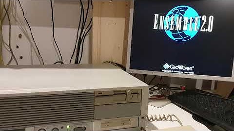 Nixdorf 8810-M55 Computer runs Geoworks Ensemble 2.0