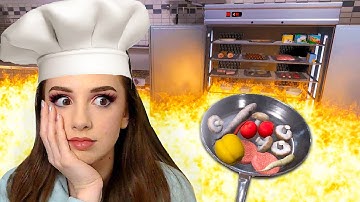 I WAS ON MASTERCHEF and accidentally set the kitchen on fire | Cooking Simulator