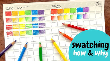 Using Swatch Charts: How and Why⎢Adult Coloring Tutorial