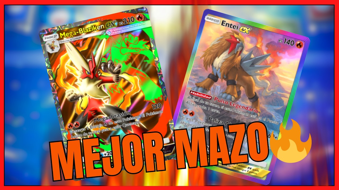 🎁 Si te dieron ENTEI y MEGA BLAZIKEN usa ESTE MAZO 🔥 | Pokémon TCG ...