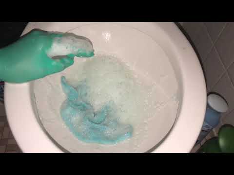 ASMR~Toilet Cleaning w/Recycled Mr Clean & Comet Powder (Sponge, Rag, & Brush)