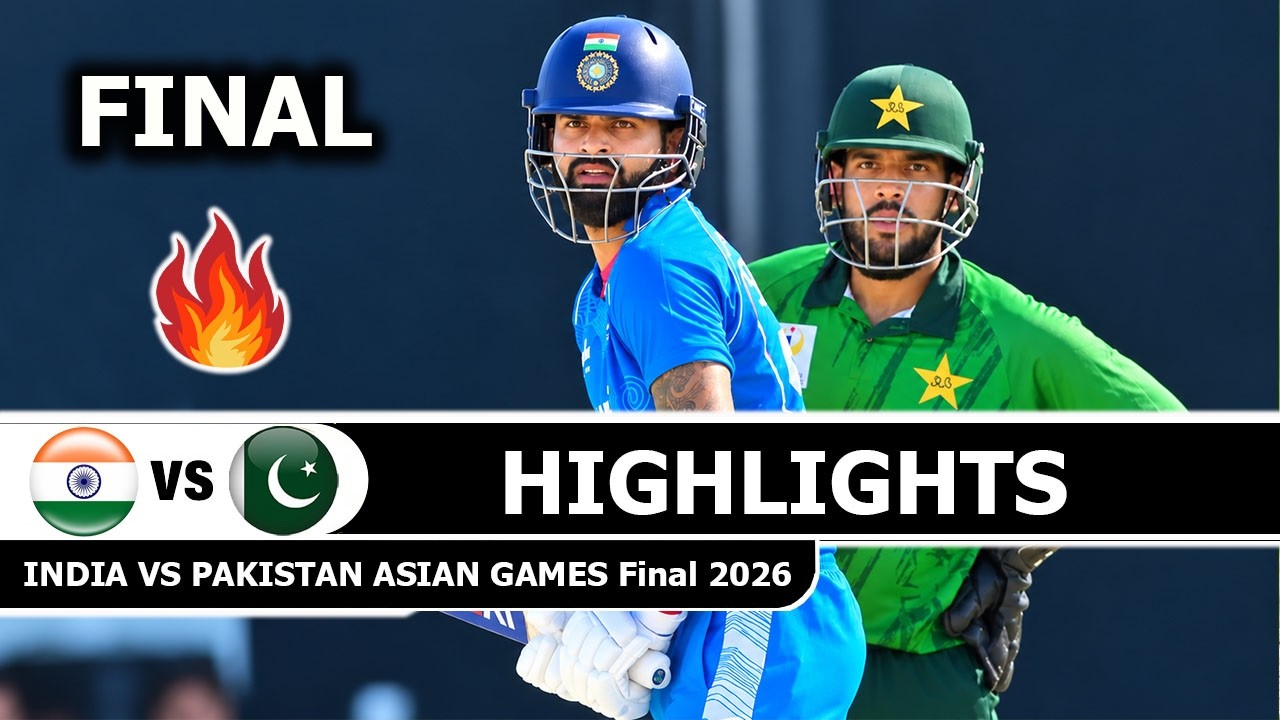 PAK vs IND Asian Games Final Match Highlights 2026 | Pakistan vs India Gold Medal Match
