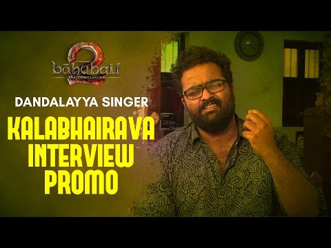 MM Keeravani's son, Baahubali 2 singer Kaala Bhairava Interview Promo || Dandalayya Singer