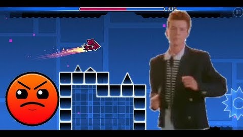 Rickroll Layout (Verified by me) Geometry dash | StrikeFlight [GD]