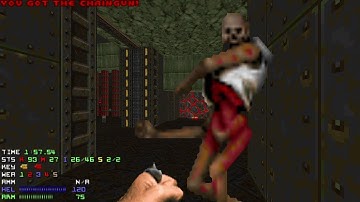 Final Doom: TNT Revilution - Map 2 "Geothermal" UV-Max in 2:33