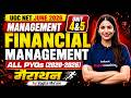 UGC NET Management Paper 2 | UGC NET Financial Management UGC NET Management PYQs By Yogita