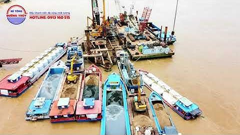 Cấp bê tông cọc khoan nhồi cầu Mỹ Thuận 2