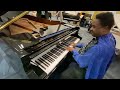 Kris nicholson test drives the kayserburg 6ft grand piano at namm 2022 day 1 with gene sacman