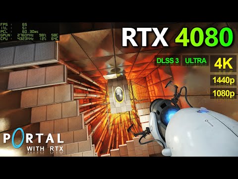 RTX 4080 | Portal with RTX - This is super Demanding!