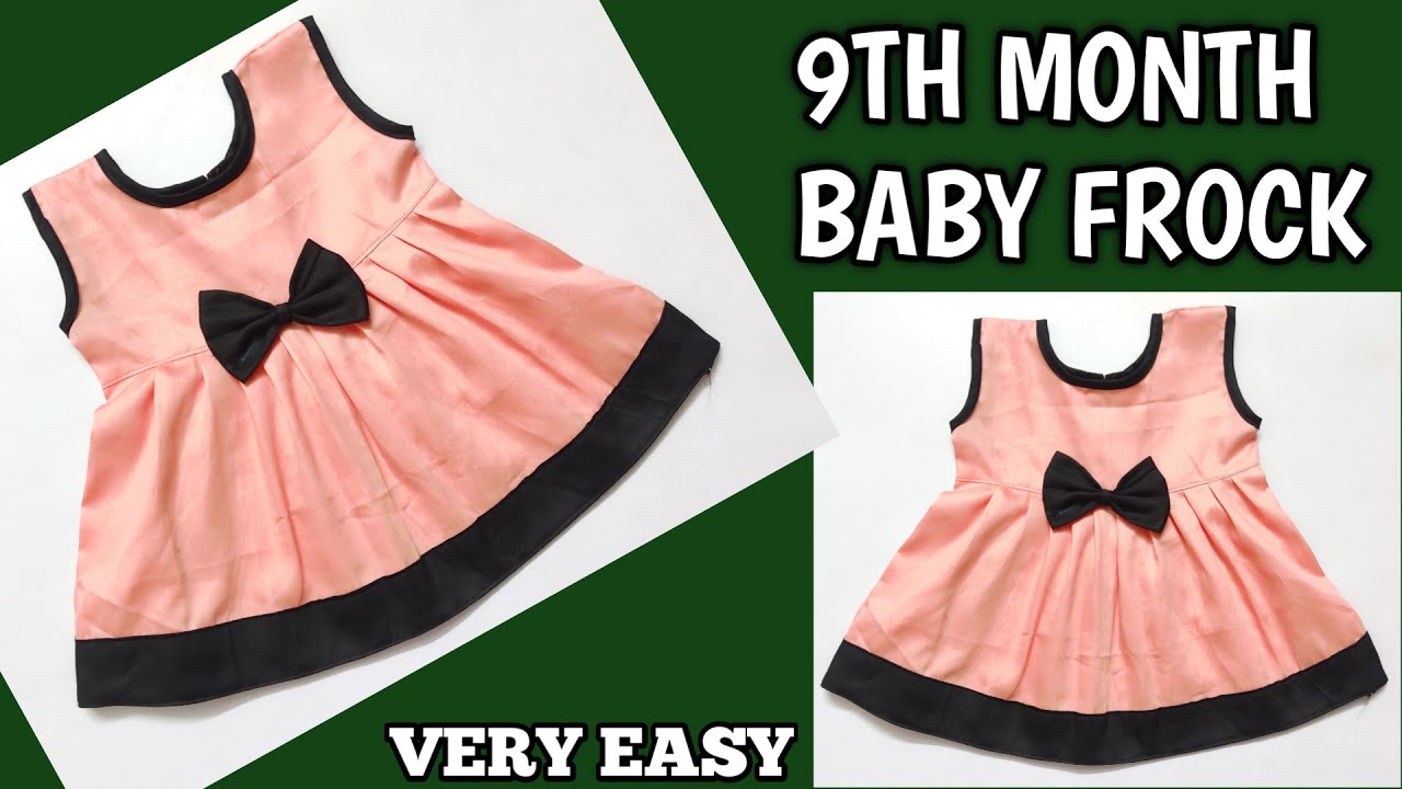 Beautiful baby frock cutting and stitching 78 year old baby midi dress  cutting and stitching  YouTube