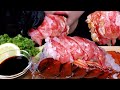 ASMR SEAFOOD RAW LOBSTER 랍스터회 리얼사운드 먹방 EATING SOUND MUKBANG