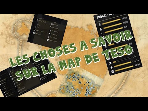Les choses à savoir sur la map de TESO - guide ULTIME - The Elder Scrolls Online
