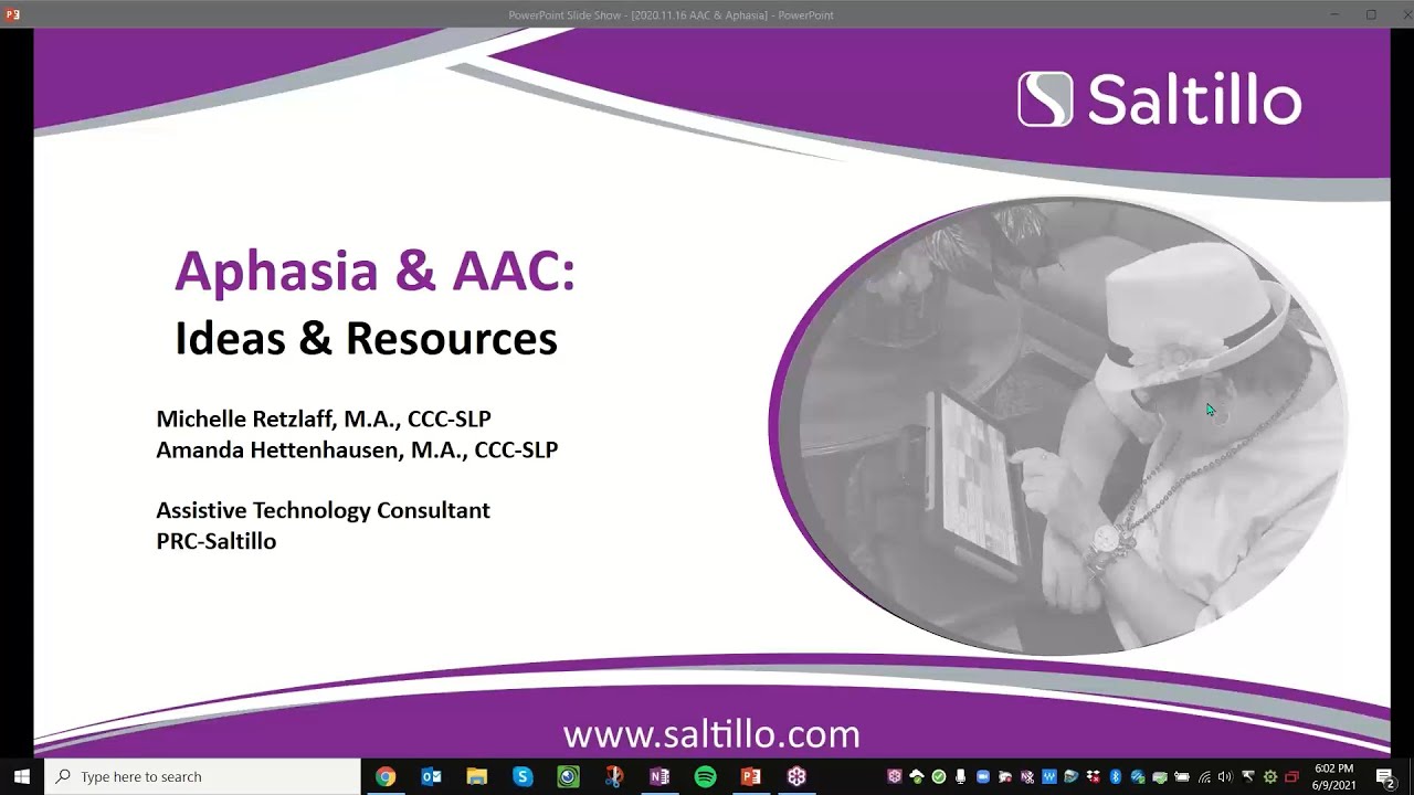 Aphasia and AAC: Ideas and Resources - YouTube