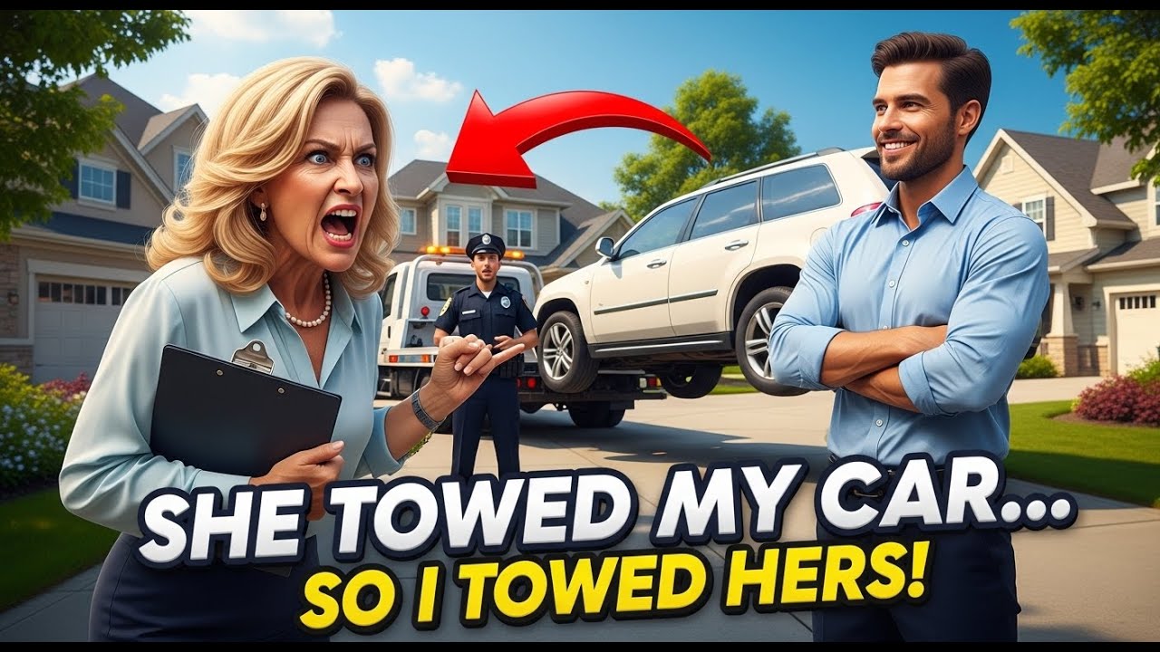 “They Towed My Car from My Own Driveway — So Got the HOA Presidents Car ...