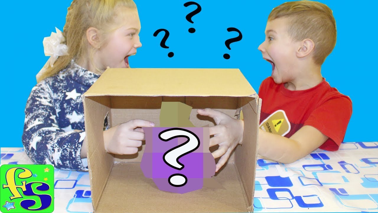 What&#39;s In The BOX Challenge! ЧЕЛЛЕНДЖ УГАДАЙ ЧТО В КОРОБКЕ! Видео для детей #FastSergey