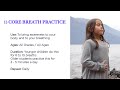 1 core breath practice